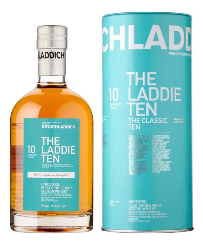Bruichladdich, Scottish Barley, The Classic Laddie, Unpeated