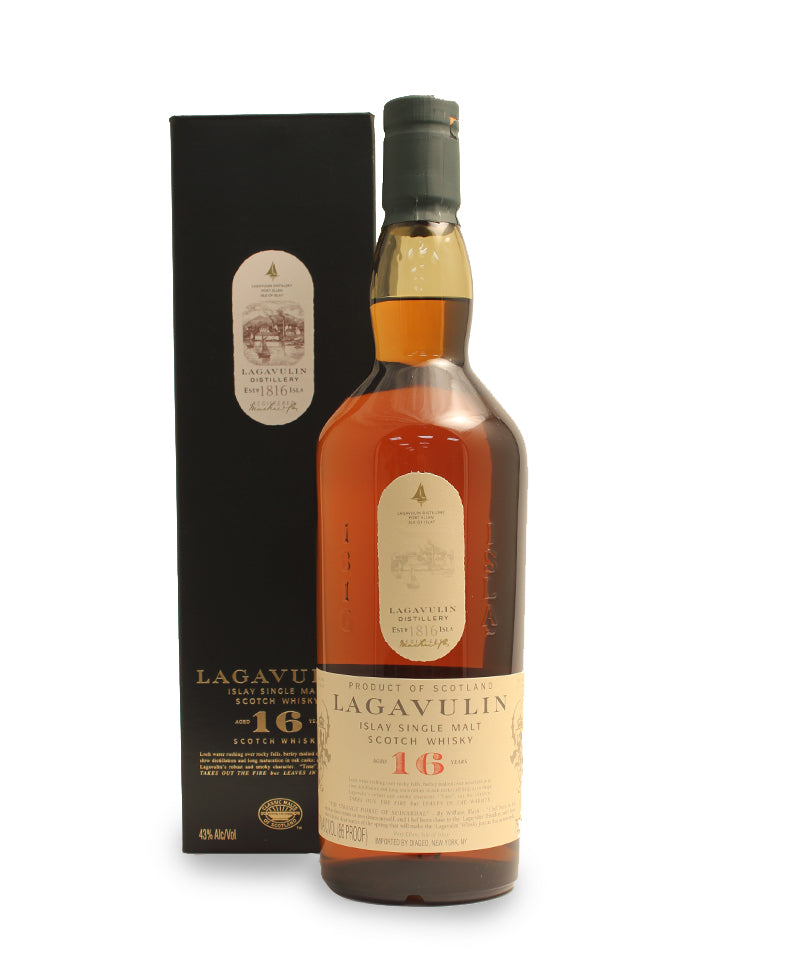 LAGUVULIN SINGLE MALT 16 YR 750ML – Triphammer Wines and Spirits